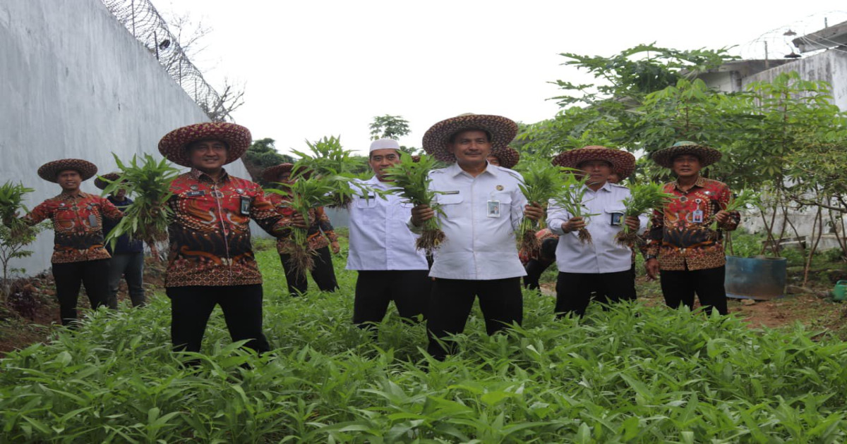 Nugroho Tinjau SAE 1 Lapas Narkotika Karang Intan, Dukung Kemandirian dan Ketahanan Pangan
