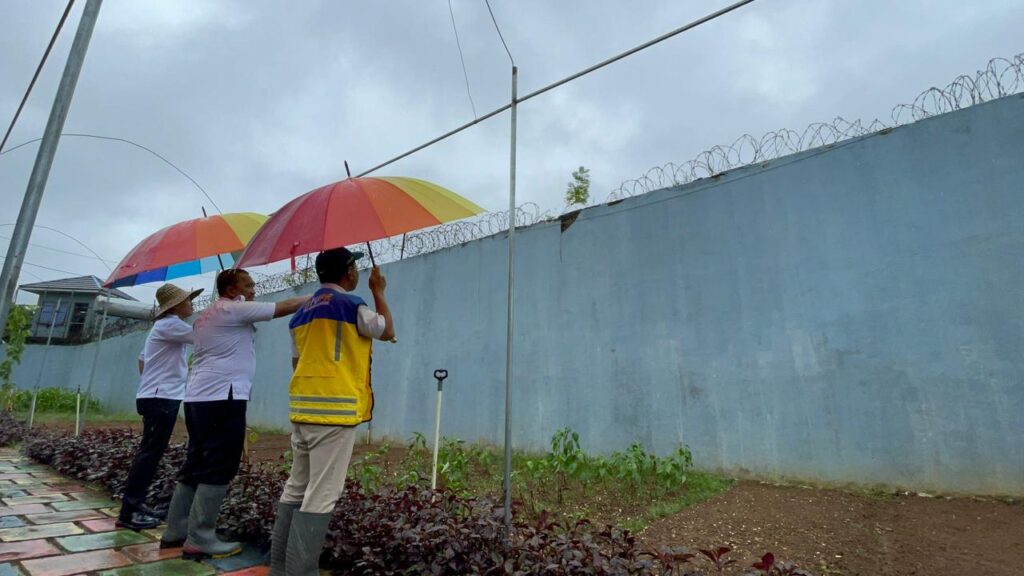 Lapas Narkotika Karang Intan dan Dinas PUPR Banjar Tinjau Tembok Keliling, Tindak Lanjut Rencana Peningkatan Keamanan