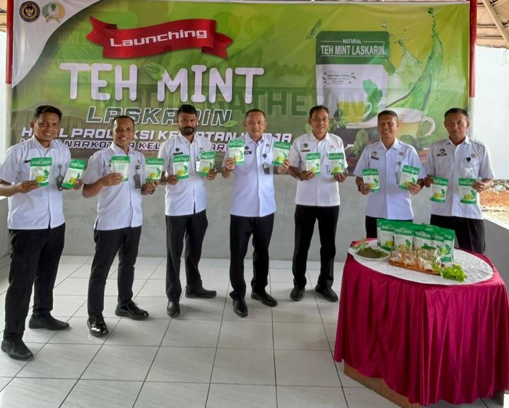 Segarkan Hari, Bangkitkan Semangat: Lapas Narkotika Karang Intan Luncurkan Teh Mint “Laskarin” Karya Warga Binaan